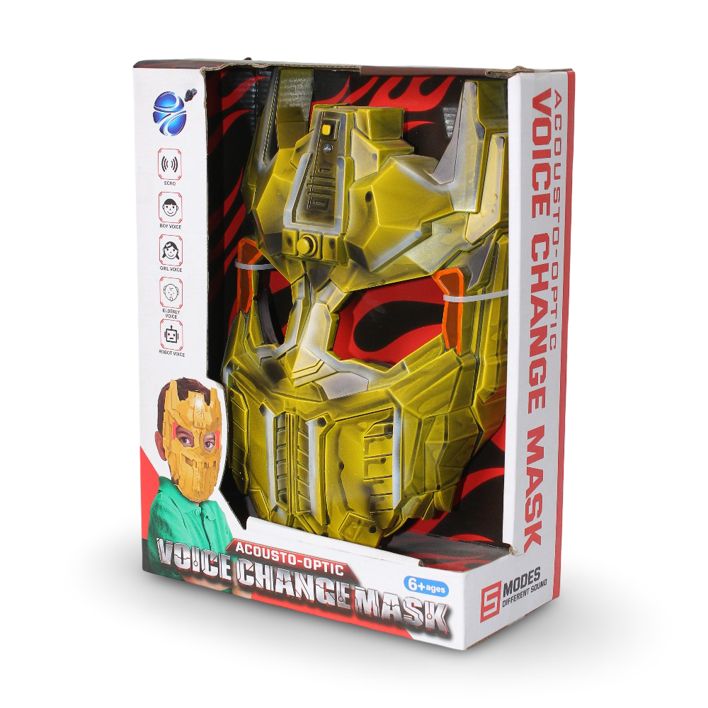 Acousto-Optic Voice-Changing Mask - Yellow