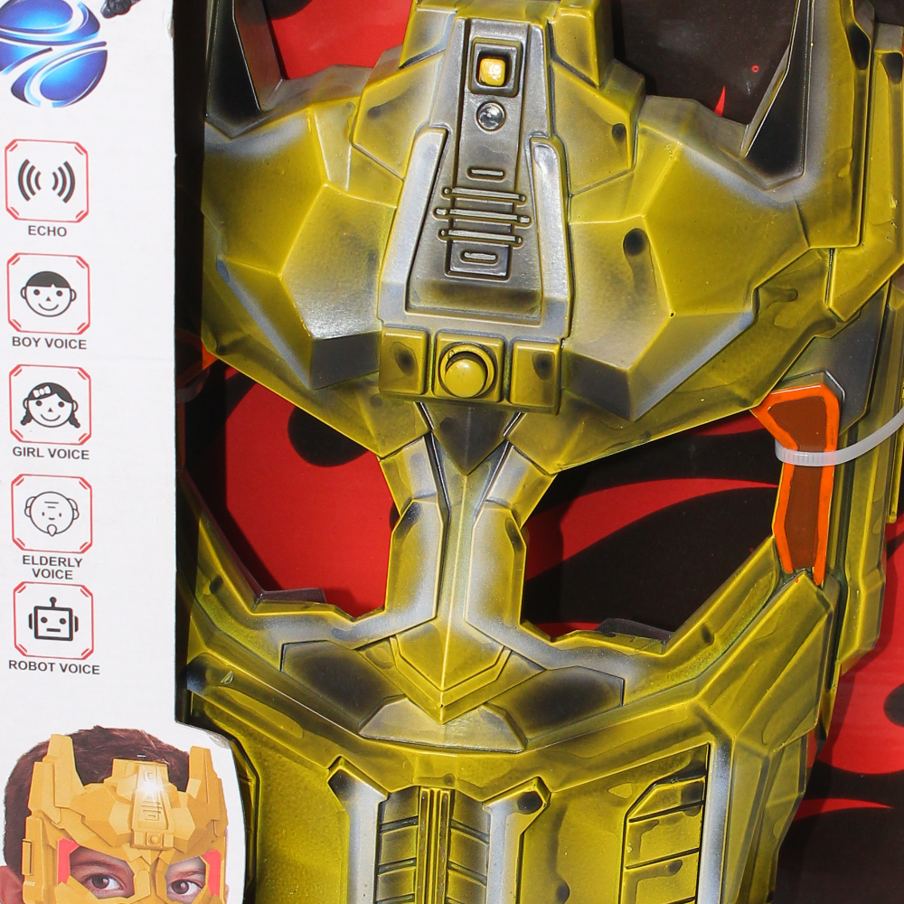 Acousto-Optic Voice-Changing Mask - Yellow