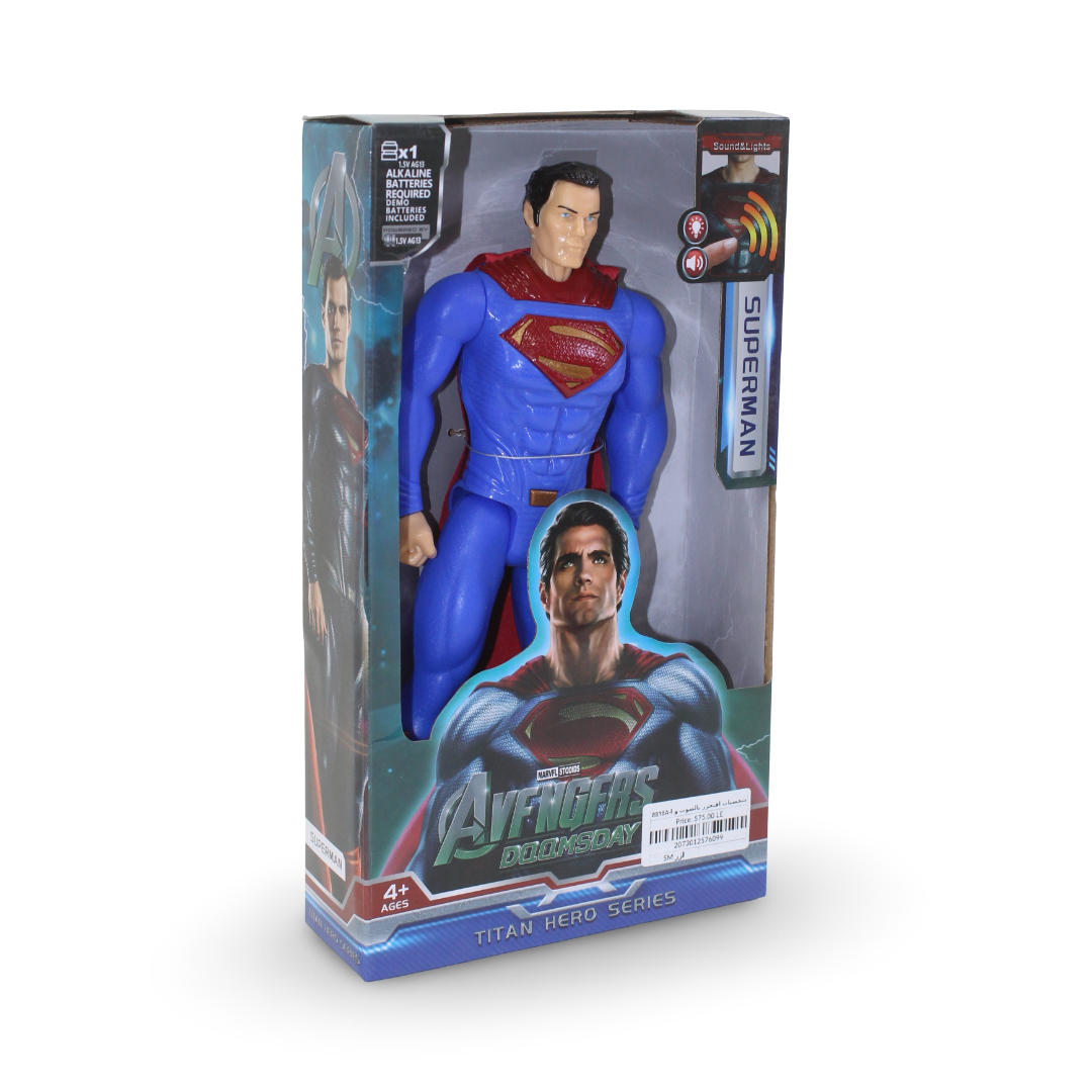 Batman Action Figure (Light & Sound) – Blue