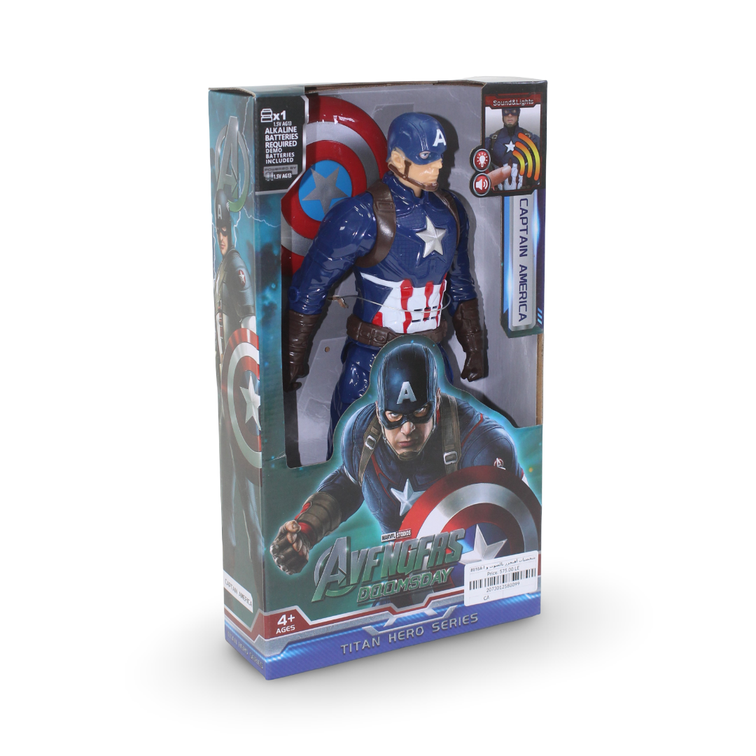 Captain America Action Figure (Light & Sound)