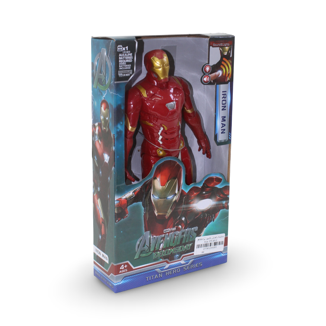 Iron Man Action Figure (Light & Sound) - Toys - For Baby
