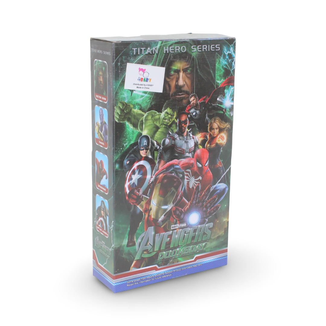 Spider-Man Action Figure (Light & Sound) – Black