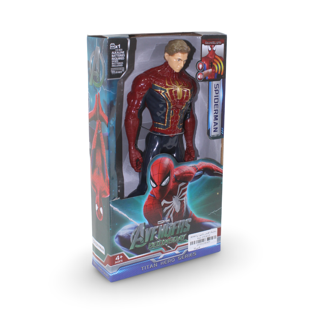 Spider-Man Action Figure (Light & Sound) – Red - Toys - For Baby