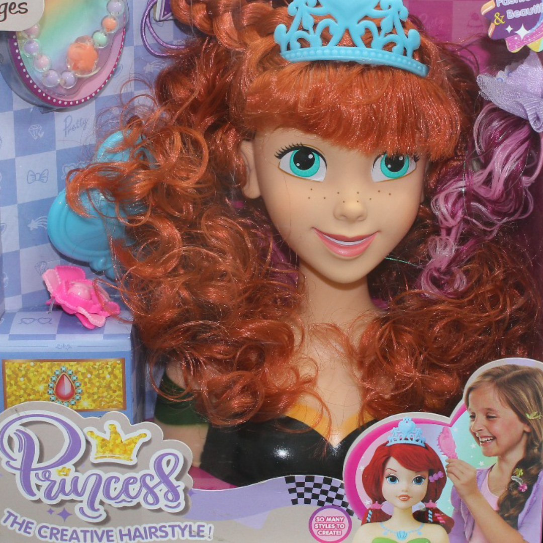 Princess Styling Head with Accessories