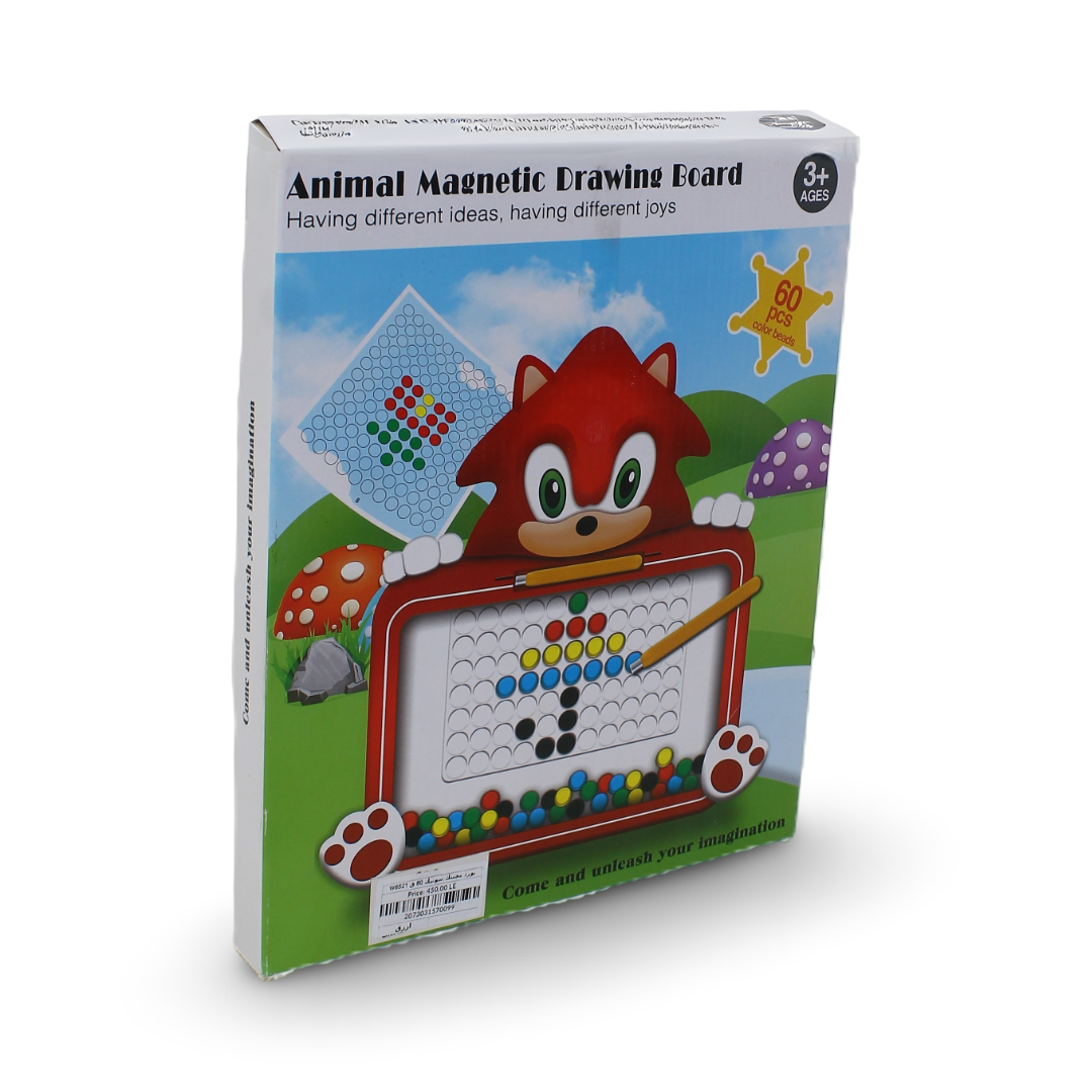 Sonic Animal Magnetic Drawing Board 60 Pcs – Blue