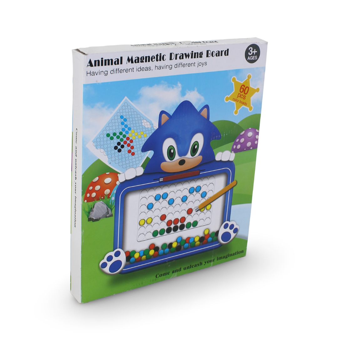 Sonic Animal Magnetic Drawing Board 60 Pcs – Blue