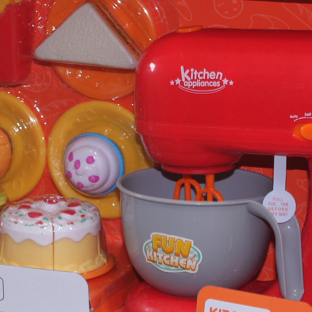 Funny Mini Kitchen Mixer Playset (Light & Sound) - Red