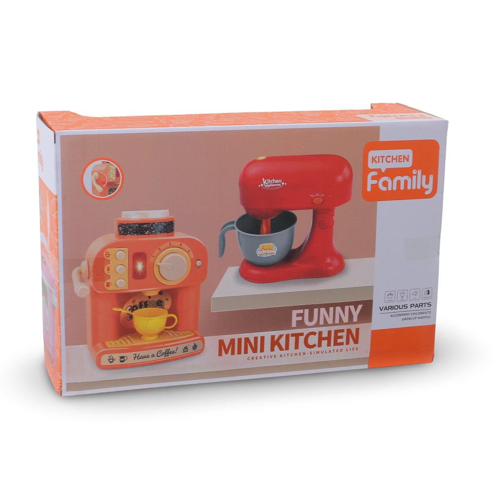 Funny Mini Kitchen Mixer Playset (Light & Sound) - Red