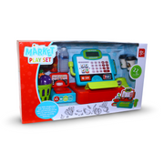 Children's Market and Cash Register Playset (Light & Sound)