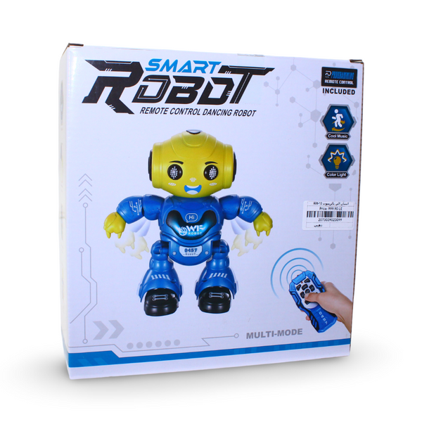 Smart Robot RC Dancing Toy – Blue & Gold