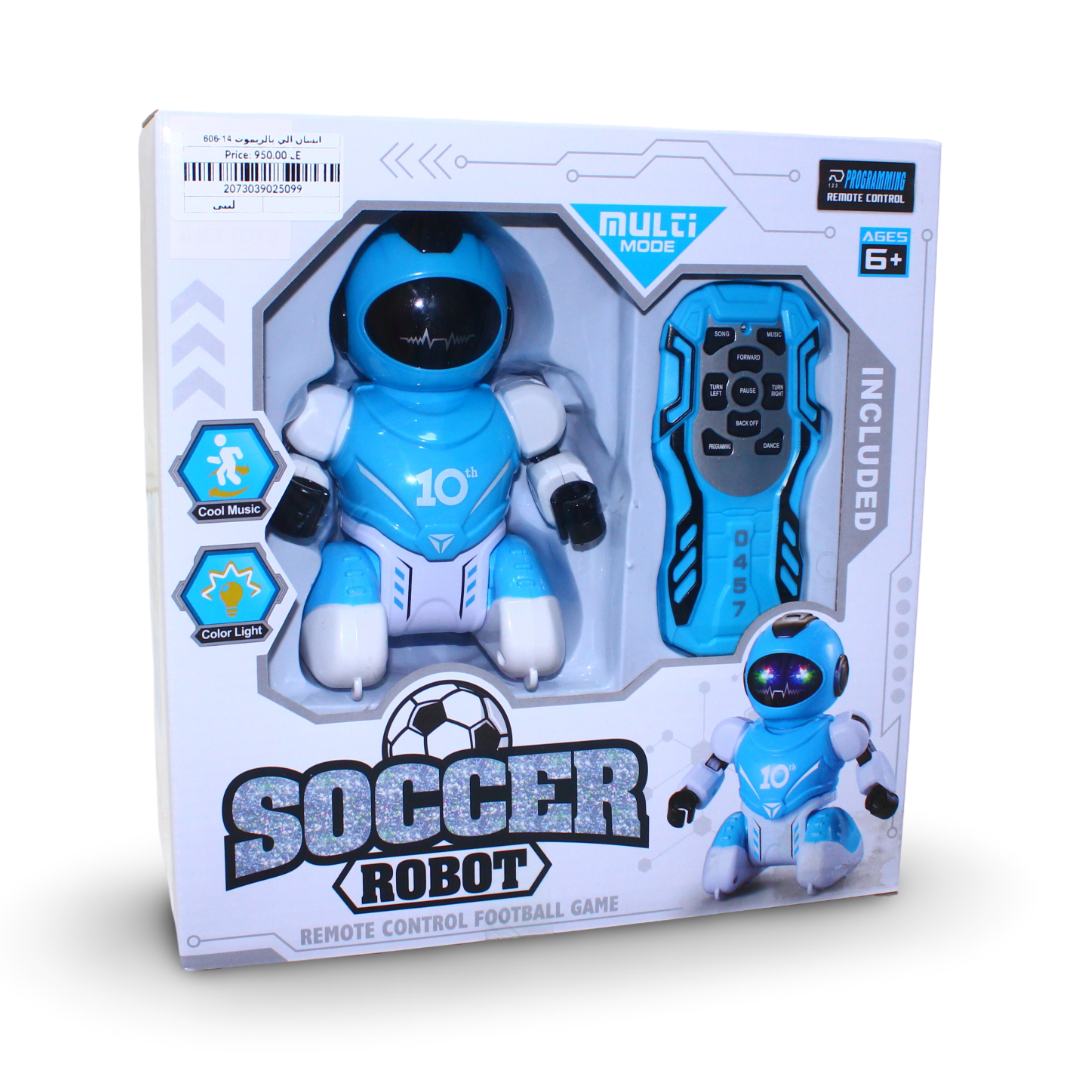 Soccer Robot Remote Control Football Game Toy – Baby Blue