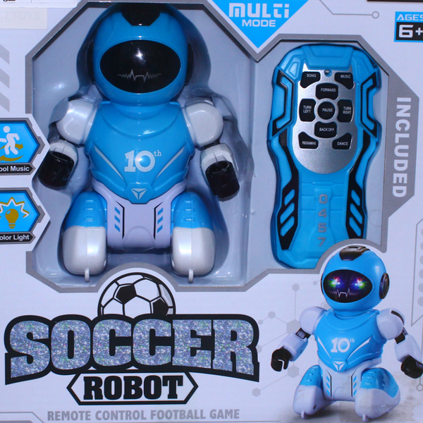 Soccer Robot Remote Control Football Game Toy – Baby Blue