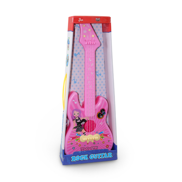 Electric Rock Guitar – Pink