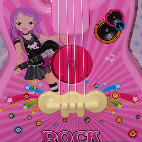 Electric Rock Guitar – Pink