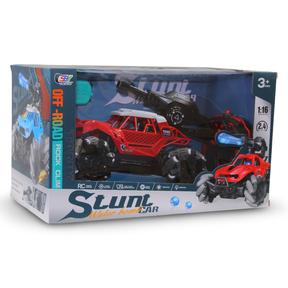 Remote Control Stunt Water Bomb Car – Red