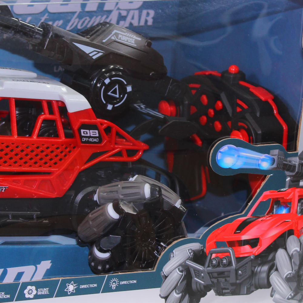 Remote Control Stunt Water Bomb Car – Red