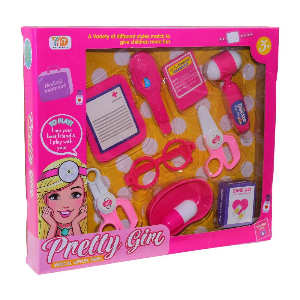 Pretty Girl Doctor Play Set - Toys - OKO