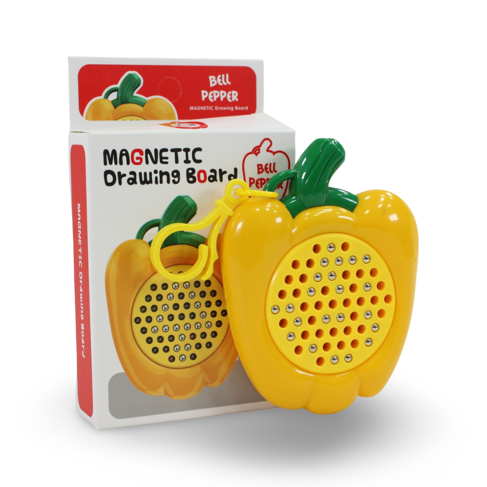 Bell Pepper Magnetic Drawing Board - Yellow - Toys - OKO