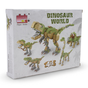 Come Alive Dinosaur World 4-in-1 Indominus Rex Building Block Set – 203 Pcs