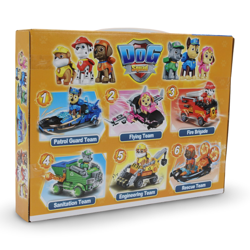 Dog Squad Building Block Set - Rescue Team (206 Pcs)