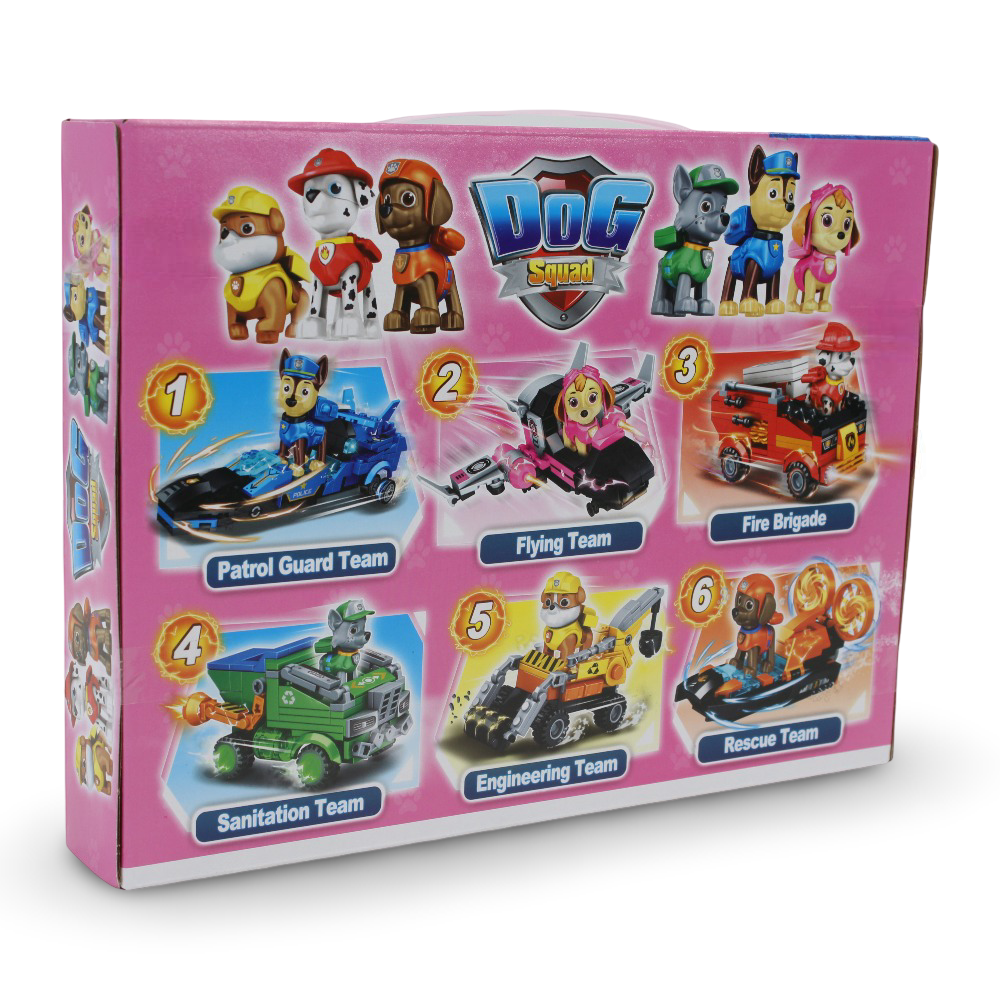 Dog Squad Building Block Set - Flying Team (205 Pcs)