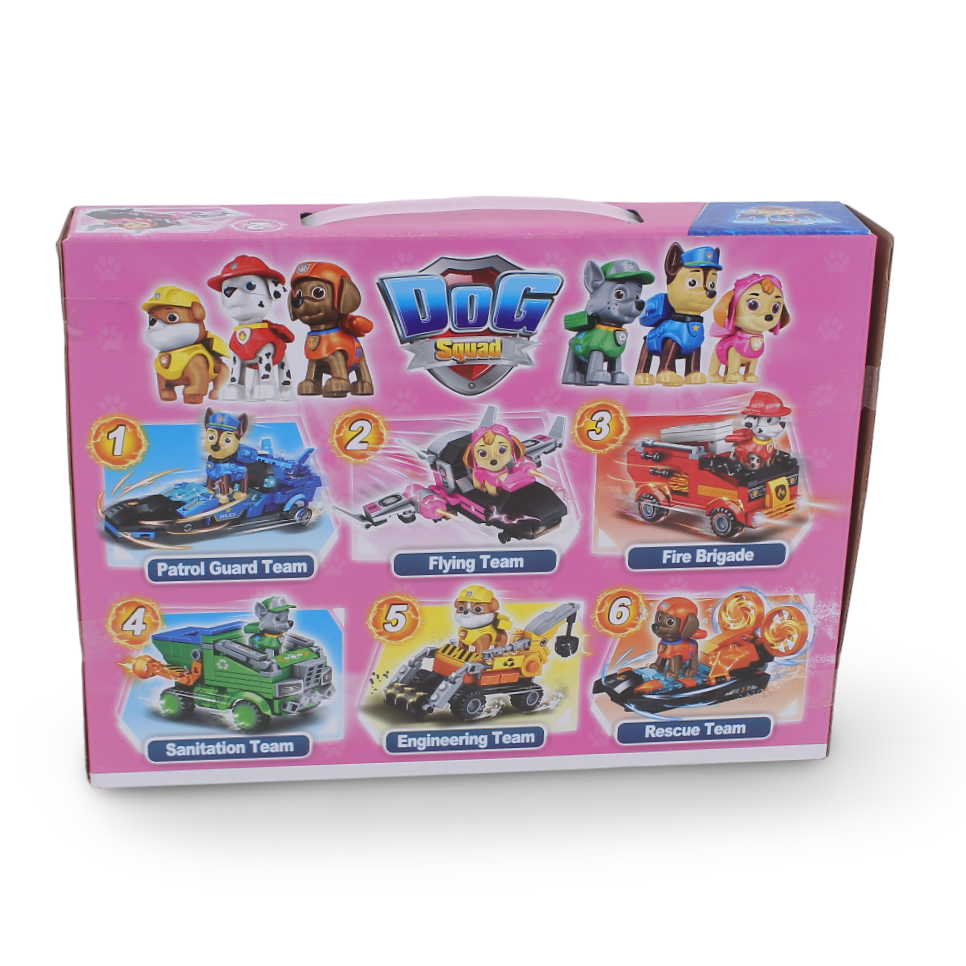 Dog Squad Building Block Set - Flying Team (205 Pcs)