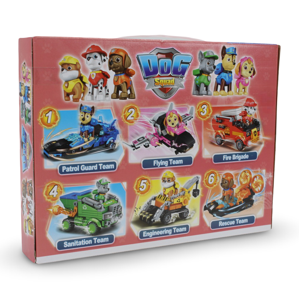 Dog Squad Building Block Set - Fire Brigade (209 Pcs)