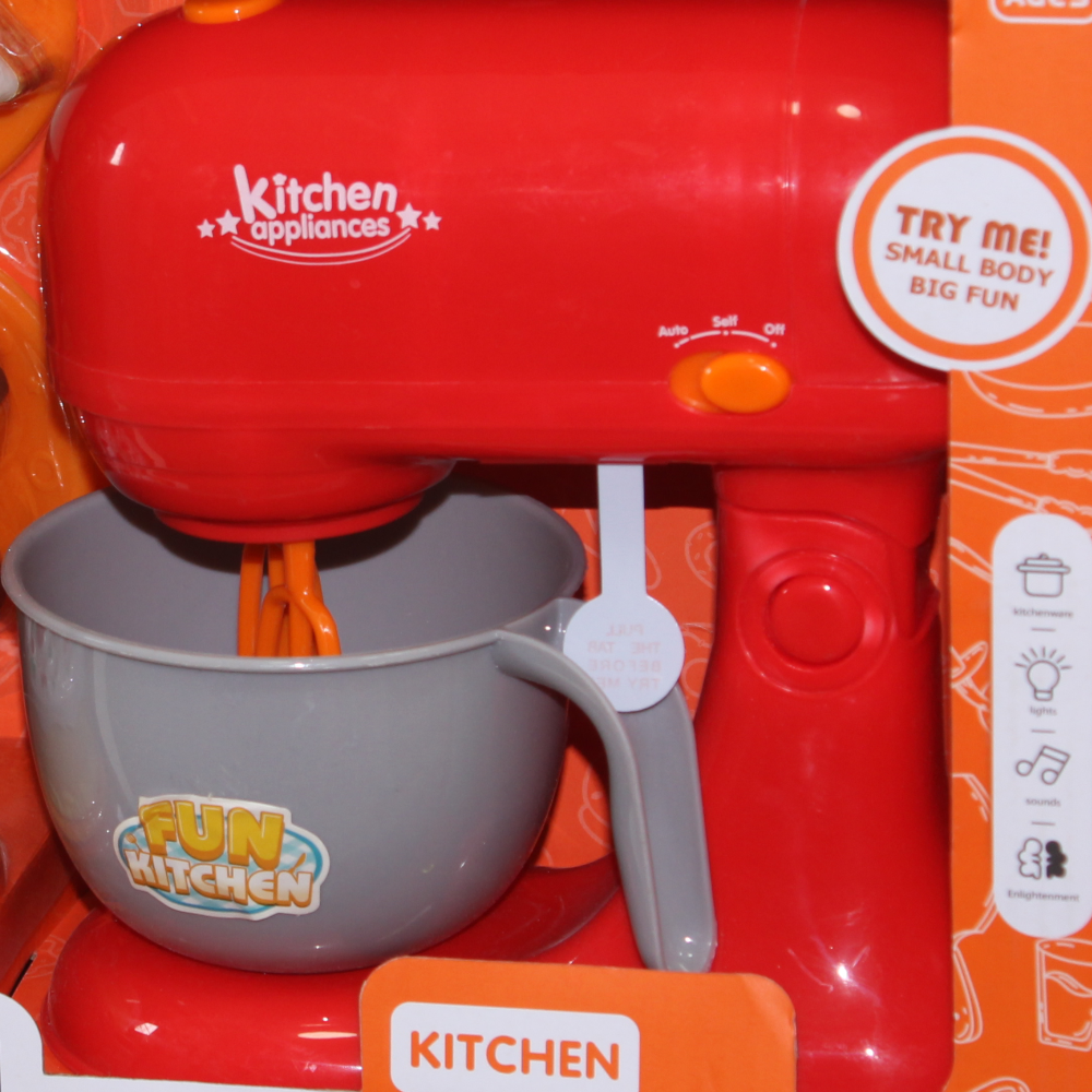 Family Funny Mini Kitchen – Mixer Playset with Light & Sound