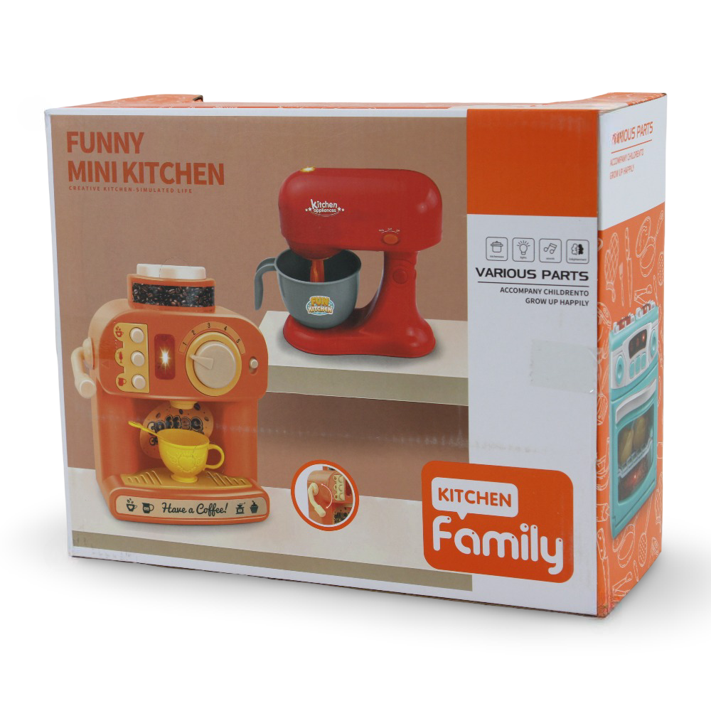 Family Funny Mini Kitchen – Mixer Playset with Light & Sound