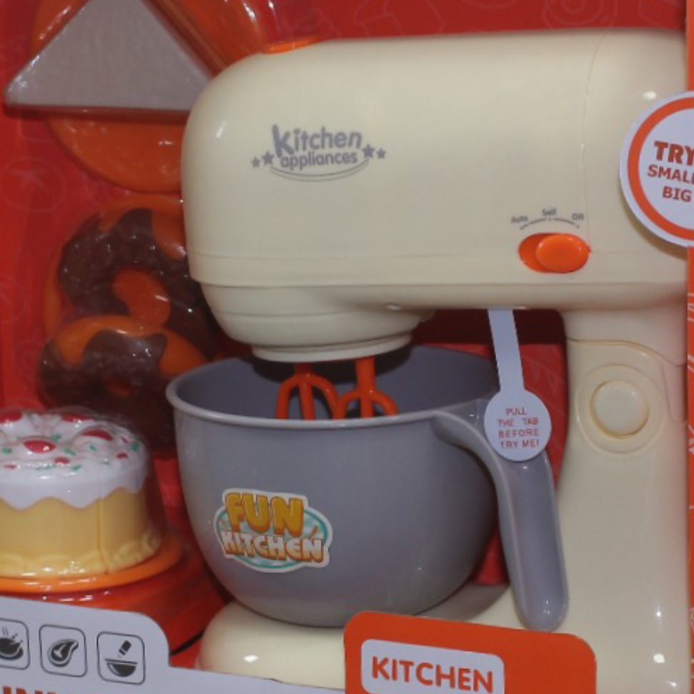 Funny Mini Kitchen Mixer Playset (Light & Sound) - Beige
