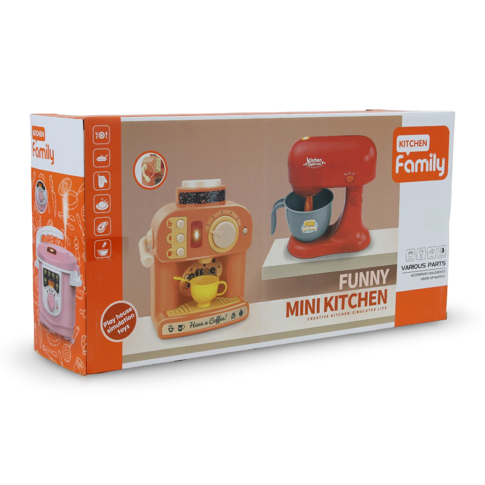 Funny Mini Kitchen – Pink Pressure Cooker with Light & Sound