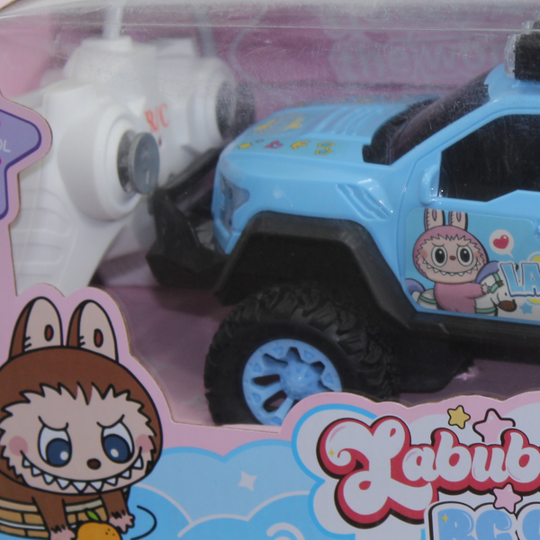 Labubu Sunny Remote-Controlled Monster Truck Toy - Baby Blue