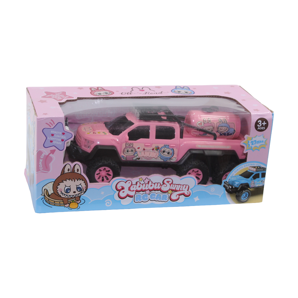 Labubu Sunny Remote-Controlled Monster Truck Toy - Pink
