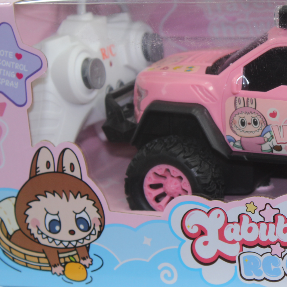 Labubu Sunny Remote-Controlled Monster Truck Toy - Pink