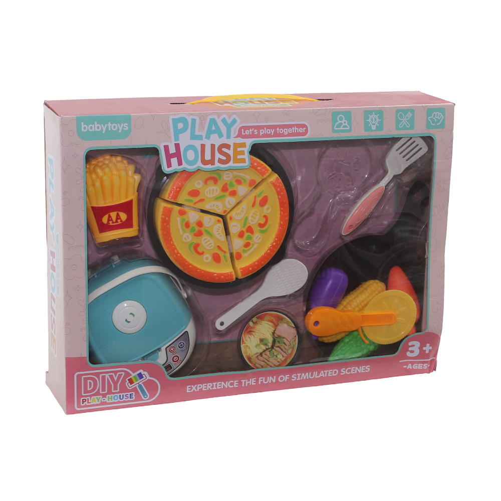 Play House Toy Kitchen Playset - Aqua