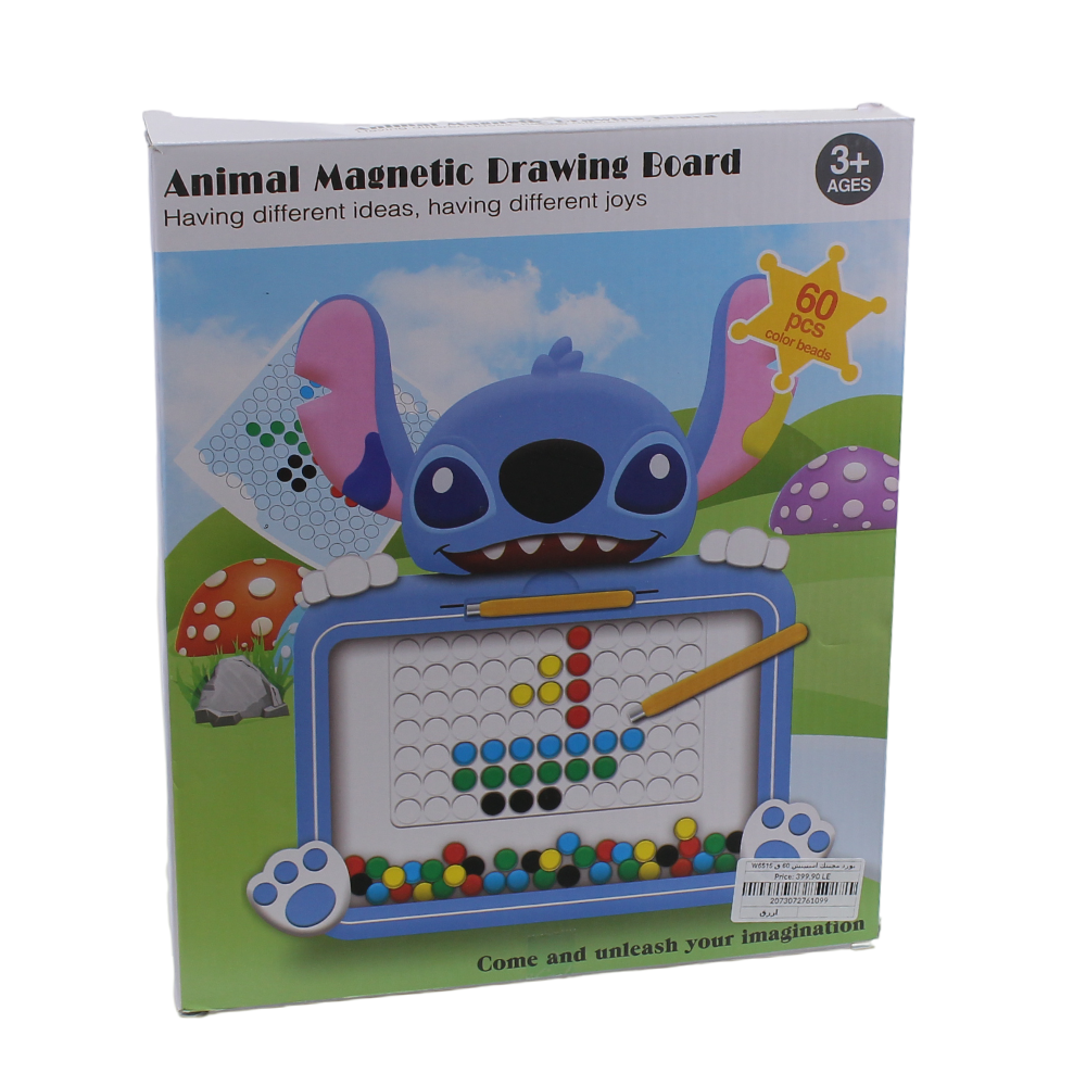 Stitch Magnetic Board Toy 60 Pcs - Blue - Toys - OKO