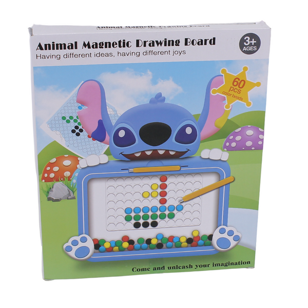 Stitch Magnetic Board Toy 60 Pcs - Pink