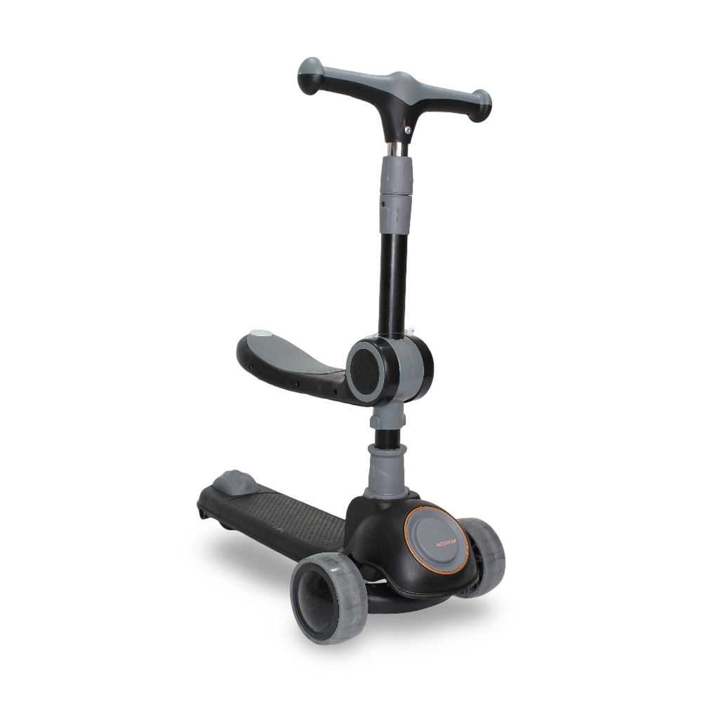 Kids 3-Wheeled Scooter - Black