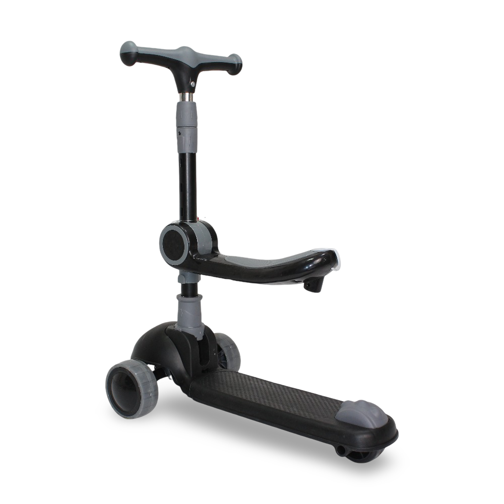 Kids 3-Wheeled Scooter - Black