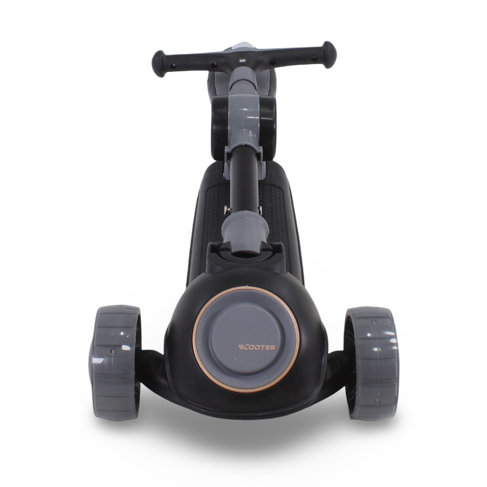 Kids 3-Wheeled Scooter - Black