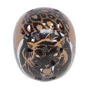 Children's Helmet - Black & Brown Tiger