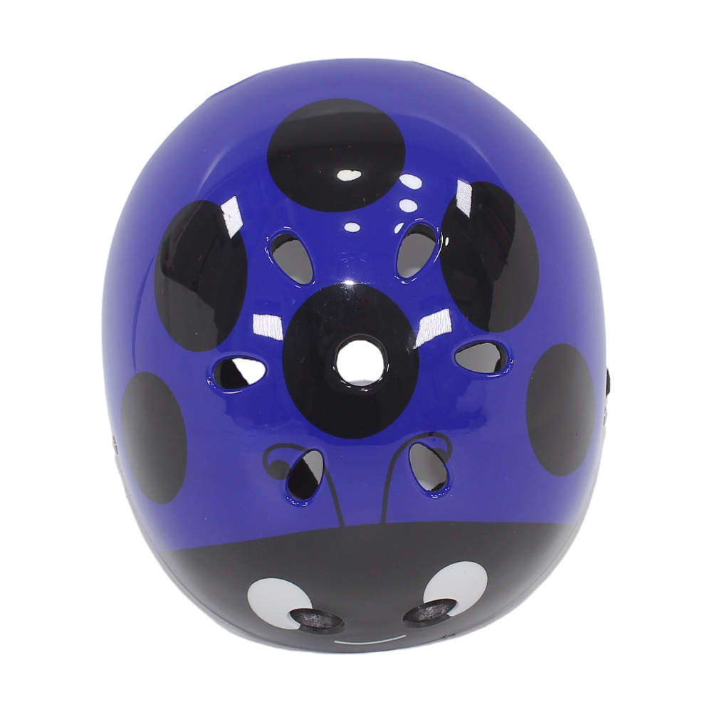 Safety Helmet - Blue Ladybug