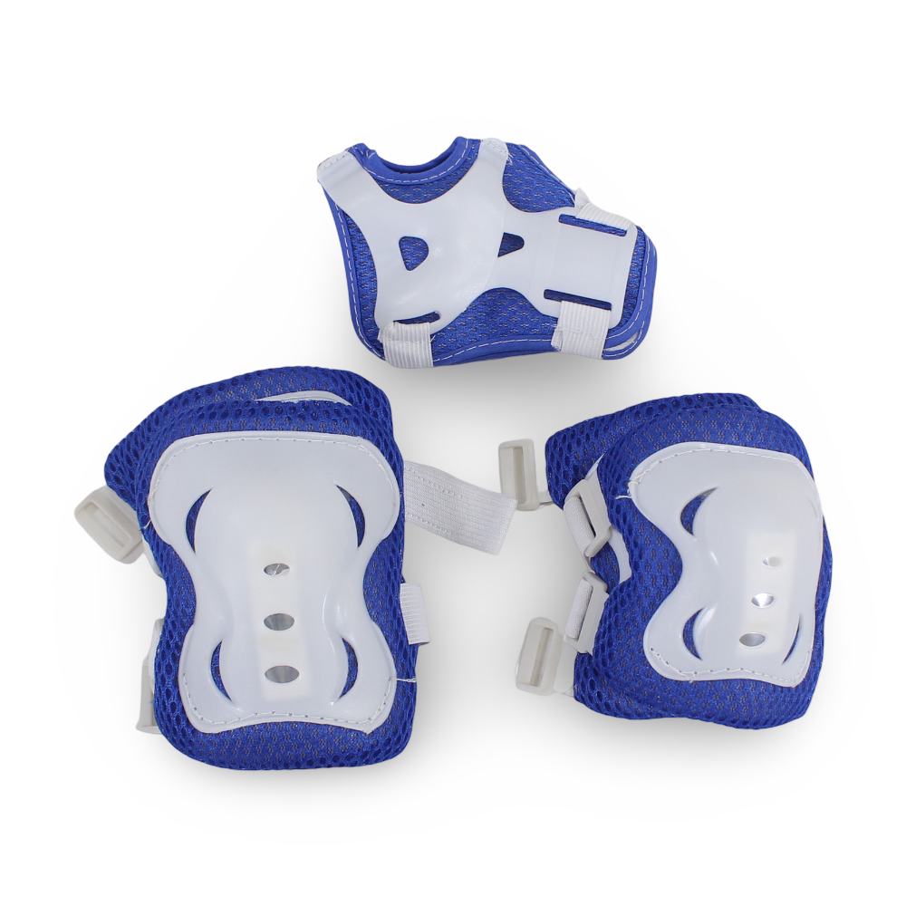 Protective Gear for Sports - Blue & White