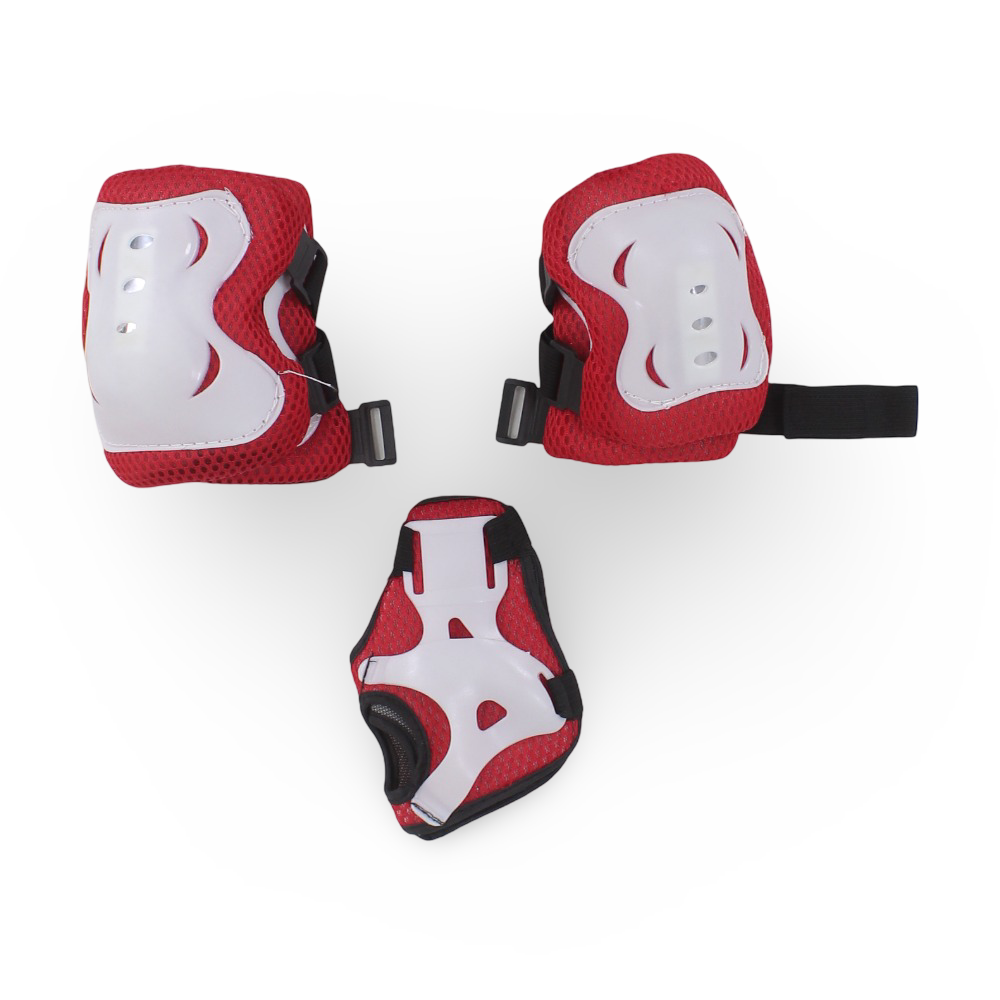 Protective Gear for Sports - Red & White