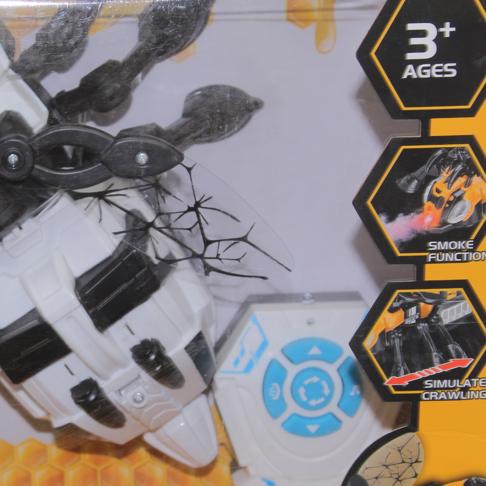 Remote-Control Insect Bees Robot - White