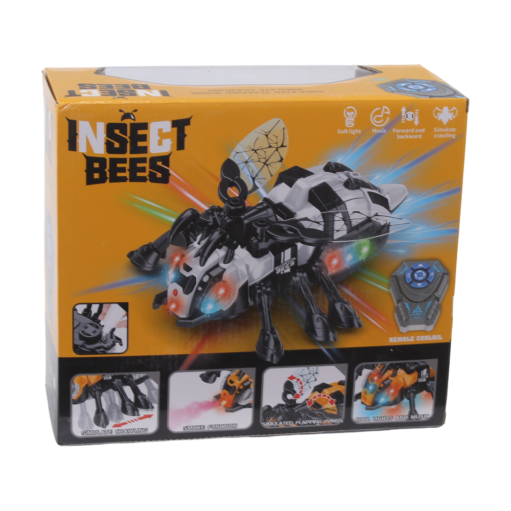 Remote-Control Insect Bees Robot - Yellow