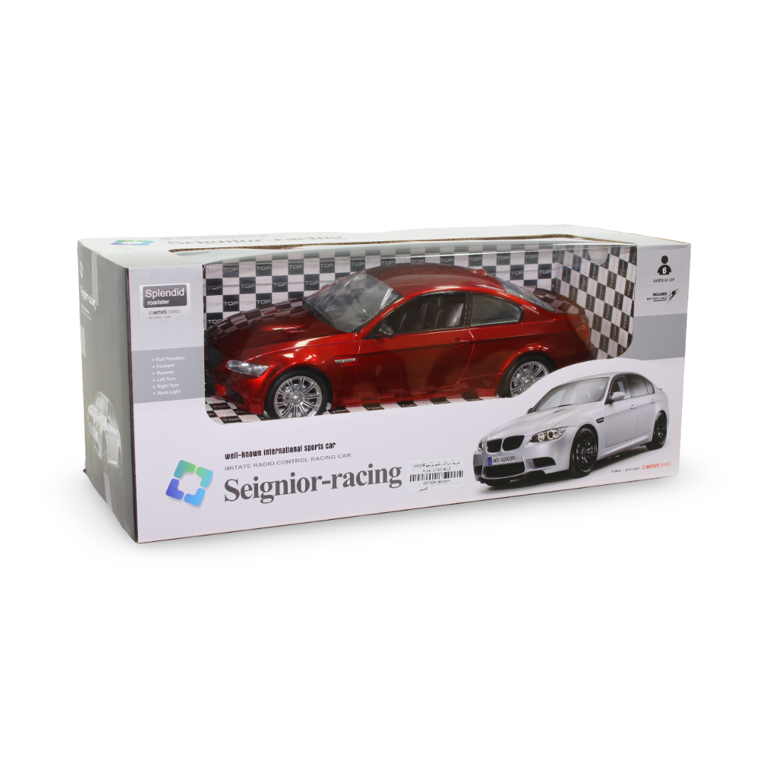 Seignior-Racing 1:18 Scale BMW M3 Remote Control Car Toy – Red