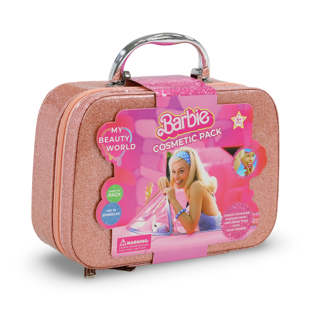 Barbie Cosmetic Pack 14 Pcs – Glitter Salmon