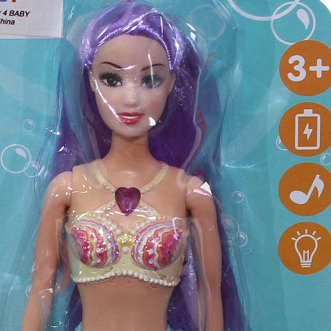 Mermaid Beauty Style Doll (Light & Sound) – Baby Blue