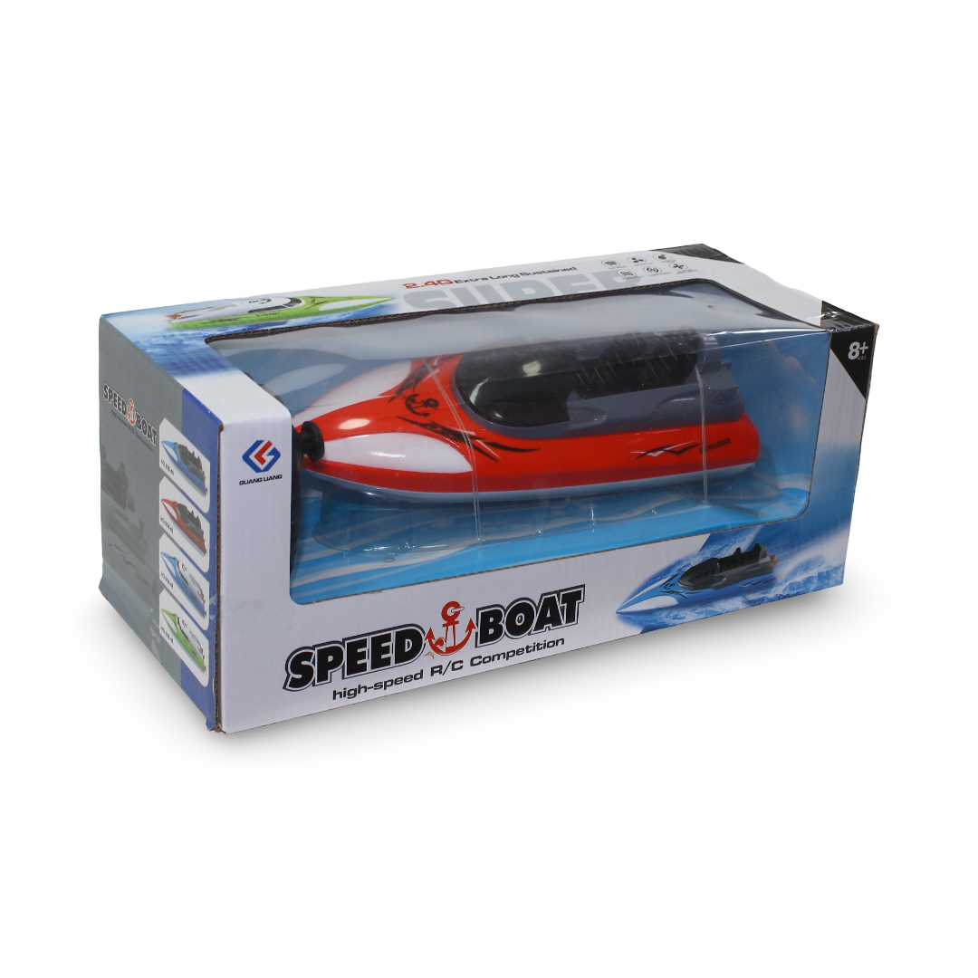 High-Speed R/C Competition Speed Boat – Orange